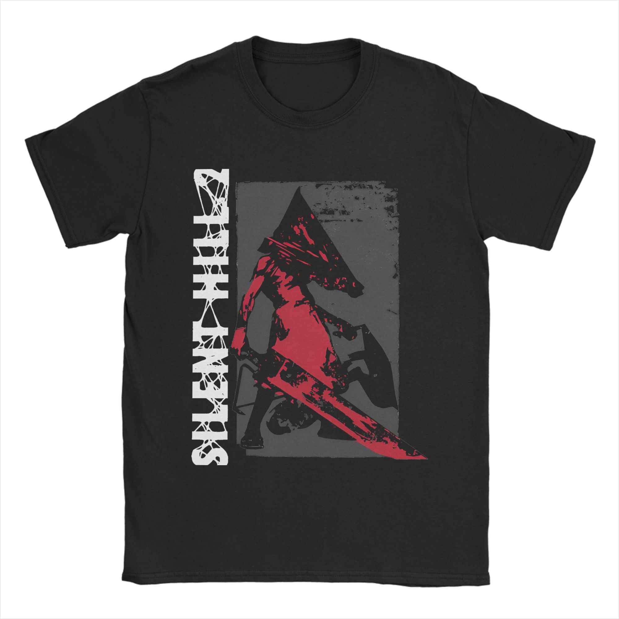 

Retro Hello Nurse Punk Y2k T-Shirt For Men Women Cotton Short Sleeve Silent Hill Round Neck Summer Top Tee 4XL
