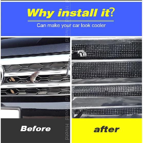 Anti-Dust Car Front Grill Insect Nets Protect Screen Mesh Covers Stainless Steel Decoration Accessories For Honda CRV C-RV 2021