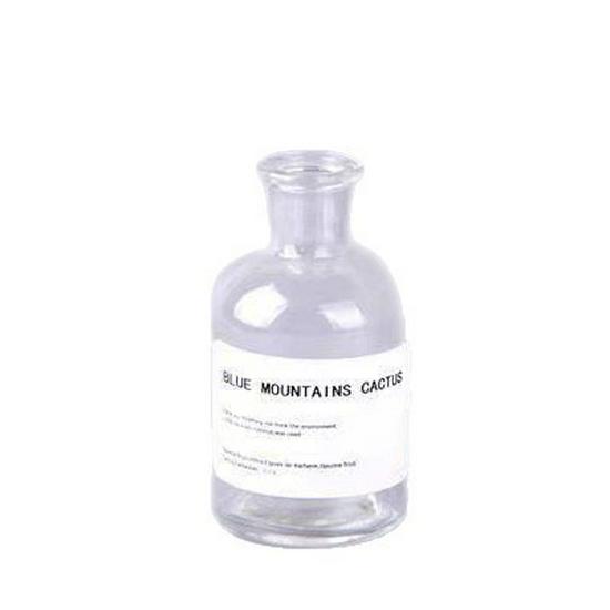 Transparent Aroma Diffuser Bottle - No-Fire Rattan Design for Indoor Fragrance