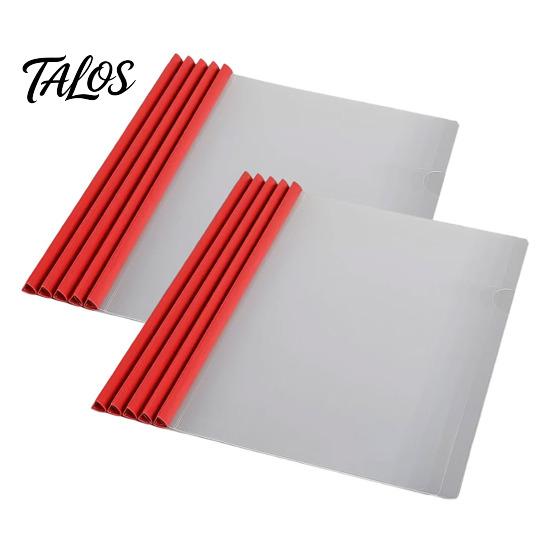 Document Folder 10 Pcs Report Folders with Clear Cover And Sliding Bar, A4 Holder Letter Size Covers, Presentation Binder for School Business File