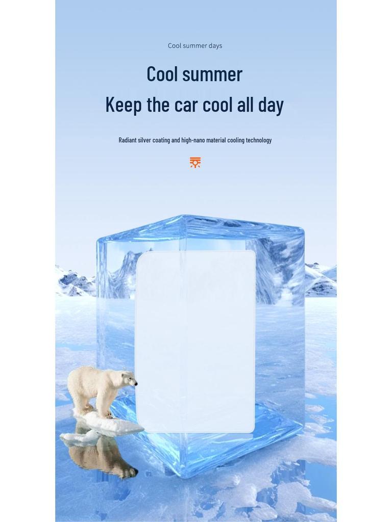 Compatible with Feifan 22-24 R7: radar-free sunroof, ice crystal sunshade, heat insulation, UV protection, privacy, and blackout panel.