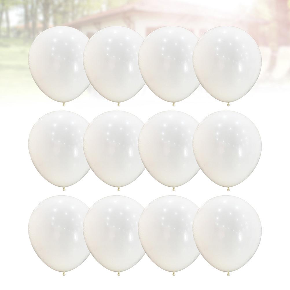 12 Stück 36-Zoll-Dekorationsballons aus Latex, Partyzubehör für Geburtstag, Hochzeit, Babyparty, Weihnachten, wiederverwendbare Fotorequisiten