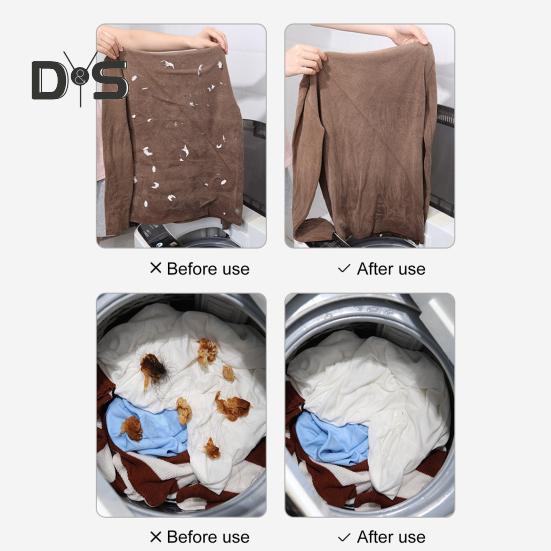 Filtru sac de rufe în formă de prună, bloc de burete, filtru de păr, prinzător de păr, reutilizabil, design cu plasă, strecurătoare de păr pentru mașină de spălat