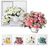 Highquality Artificial Flowers Fake Roses Bunche Bouquet Vibrant No Fading Decorative Arrangement