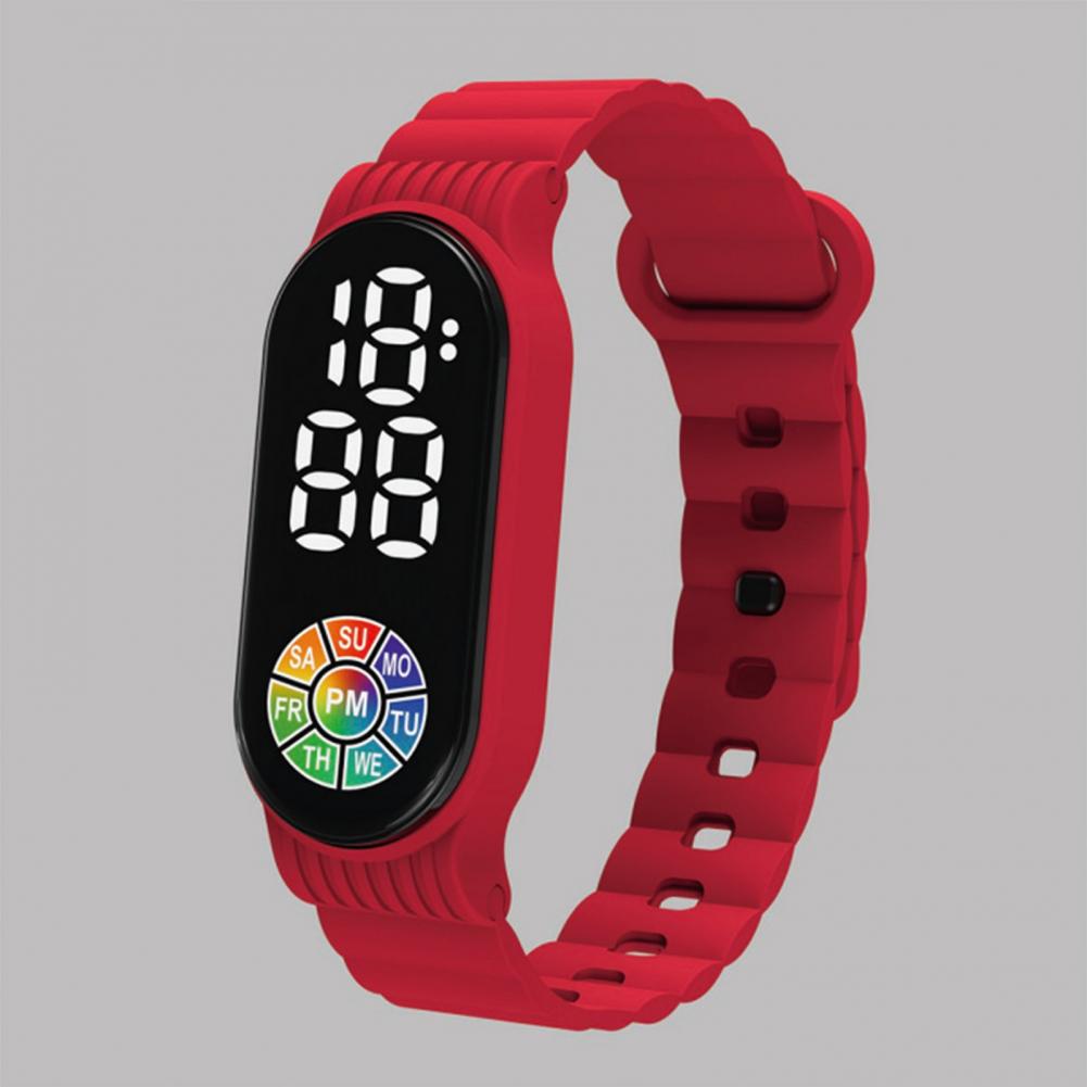 Reloj de Pulsera Control Táctil Pantalla Digital Impermeable Multifunción Reloj Electrónico para Niños