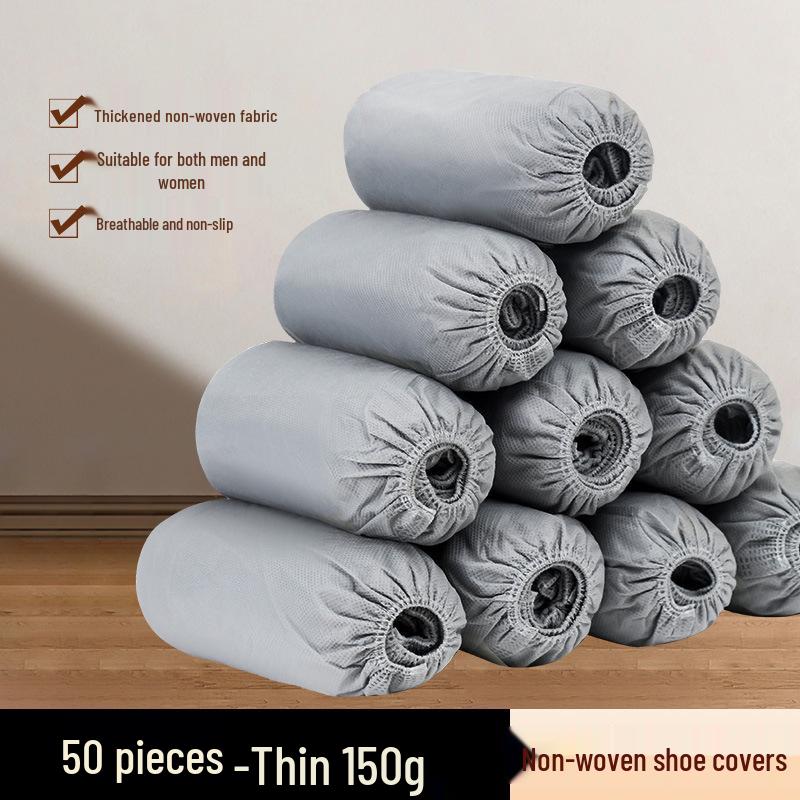 Reusable Waterproof Non-Slip Shoe Covers for Indoor Use - Thick, Wear-Resistant Overshoes for Machine Rooms and Students
