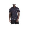 Adidas Mhe Aop All Over Print Comfortable Crew Neck Short Sleeve T-Shirt Men Tops Navy-Blue FQ6214