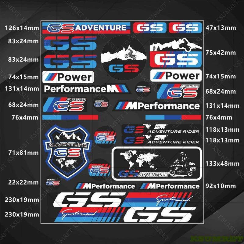 Vinylové nálepky s logem pro motocykl BMW