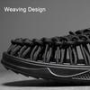 Letní pánské sandály Weaving Design Venkovní plážové sandály Prodyšné ležérní ploché sandály