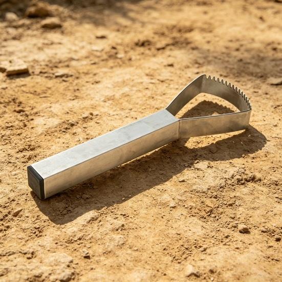 Hand Weeder Tool Stainless Steel Triangular Head Weeding Tool Manual Weed Remover Portable Garden Tool for Easy Weeding Soil Loosening