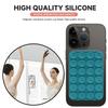 Double Side Silicone Suction Pad For Mobile Phone Fixture Suction Cup Backed Adhesive Silicone Rubber Sucker Pad For Fixing Tool