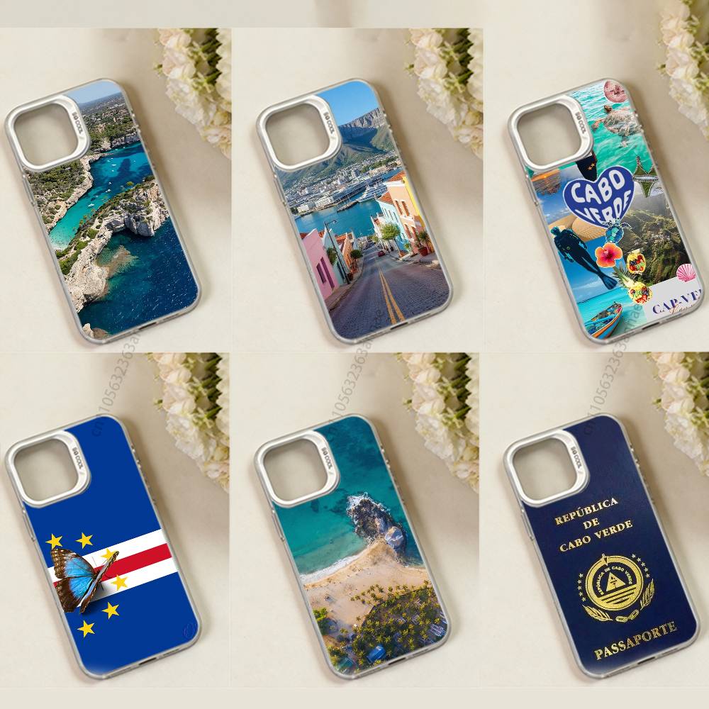 Cape Verde Phone Case for iPhone 15 16 Pro Max Air SE 11 13 Pro 14 Plus 12 11Pro 15Pro Max 16e Cover