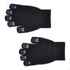 Winter Gloves Warm Full Finger Mittens Knit Touchscreen for Climbing