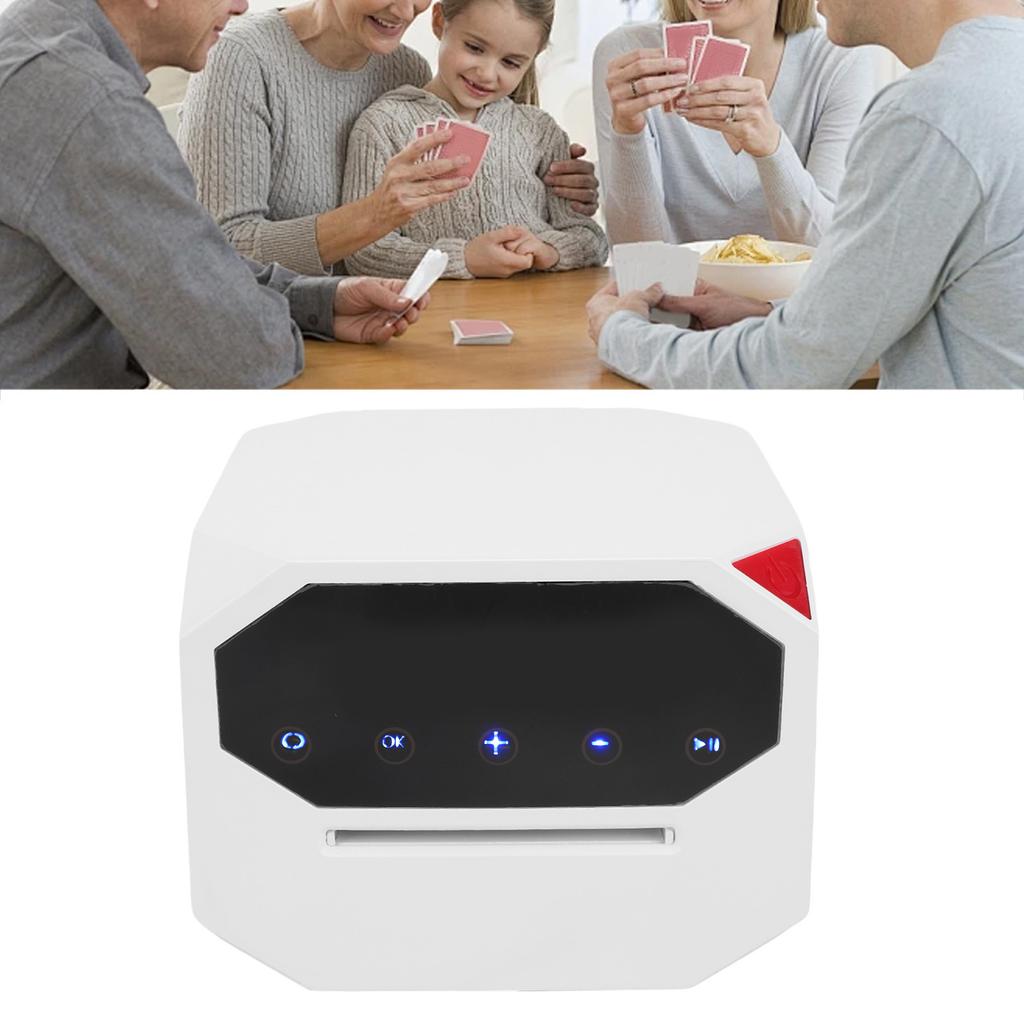 Automatic Card Deal  Machine for 1-2 Decks 8 Play s 360 Degree Rotatable USB Rechargeable Portable Dealing for Texas Holdem Pok