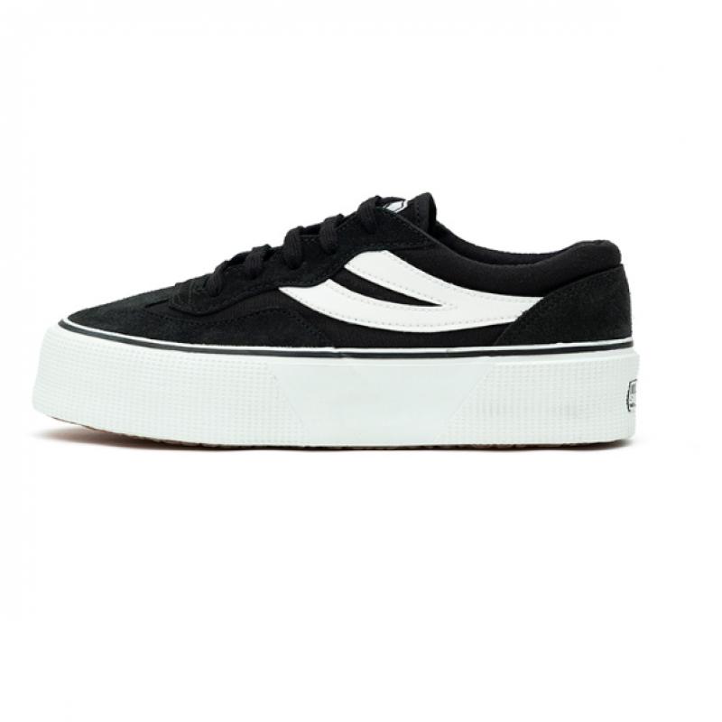 Superga S1151mwa4q Superga 3041 Rivoli Color Block Plateau Schwarz