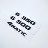 CWDRF1 3D Flat Font Letters G350 G500 G350d G55 V8 KOMPRESSOR Emblem for Mercedes Benz G Class W463 Car Trunk Nameplate Logo Sticker
