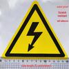 15cm Waterproof Wear-Resistant Electric Shock Warning Sticker for Electrical Equipment 