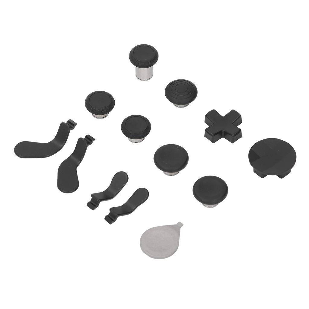 Game Controller Thumbsticks Component Pack Black with Carry Case Charging Dock 4 Paddles 2 D Pads for Elite Controller