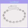 Decorated Daisy Metal Flower Carved Waist Chain Women Fashion Waist Jewelry