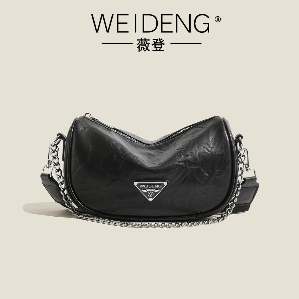 IELGY Women's Premium Sense Baguette Armpit Bag, Fashionable Retro Classic Shoulder Messenger Bag