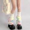 Y2K Plush Fluffy Boots Cover Warm Leggings Leg Warmer New Clothing Accessories  Women