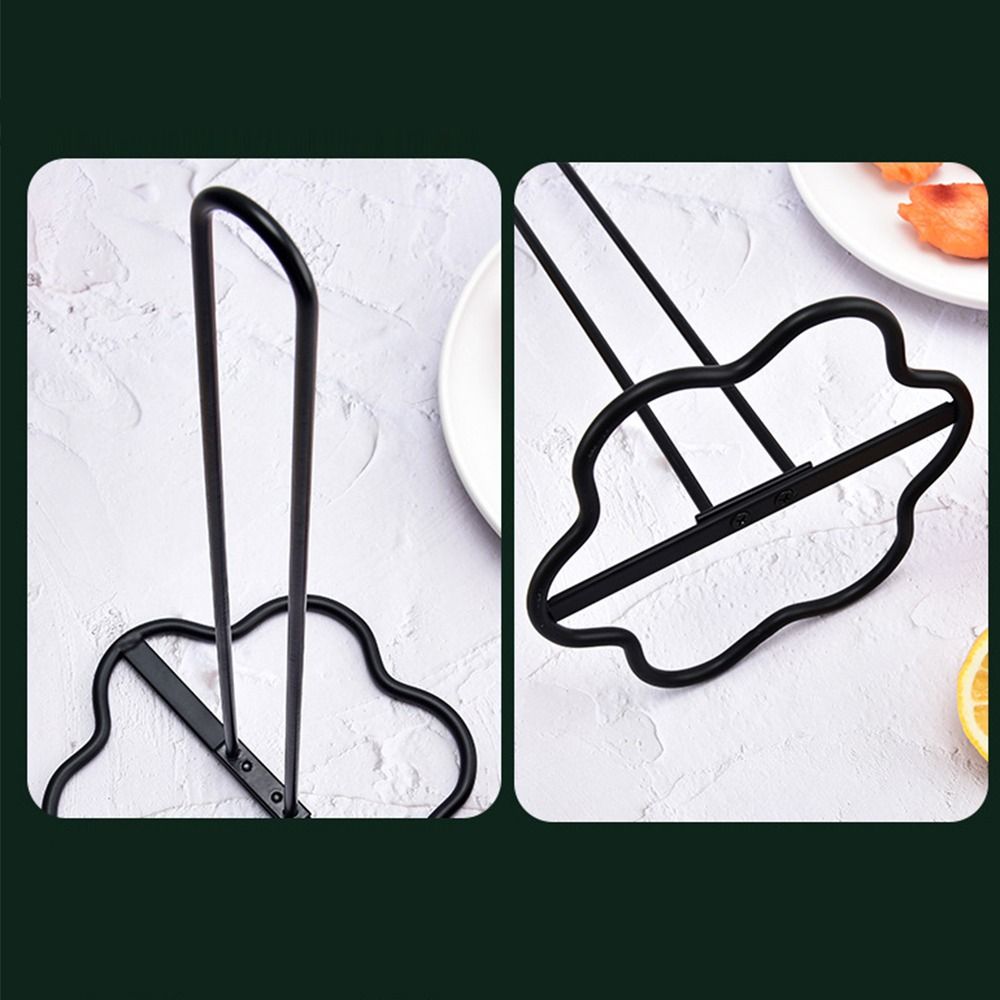 Vertical Roll Paper Towel Holder Iron Paper Towel Stand Vertical Napkins Rack  Table Decor