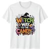 Witch Way To The Candy TShirt Halloween Gift For Him And Her