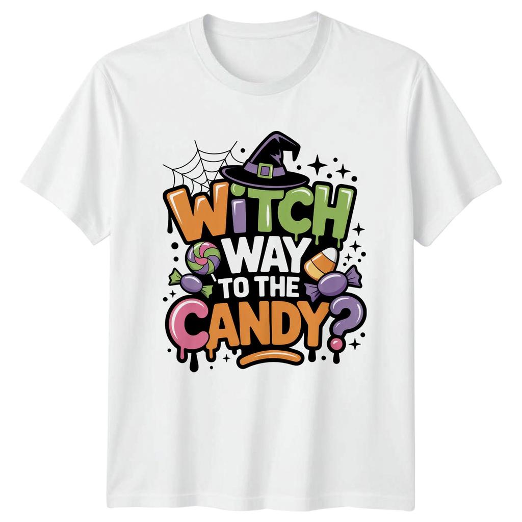 Witch Way To The Candy TShirt Halloween Gift For Him And Her