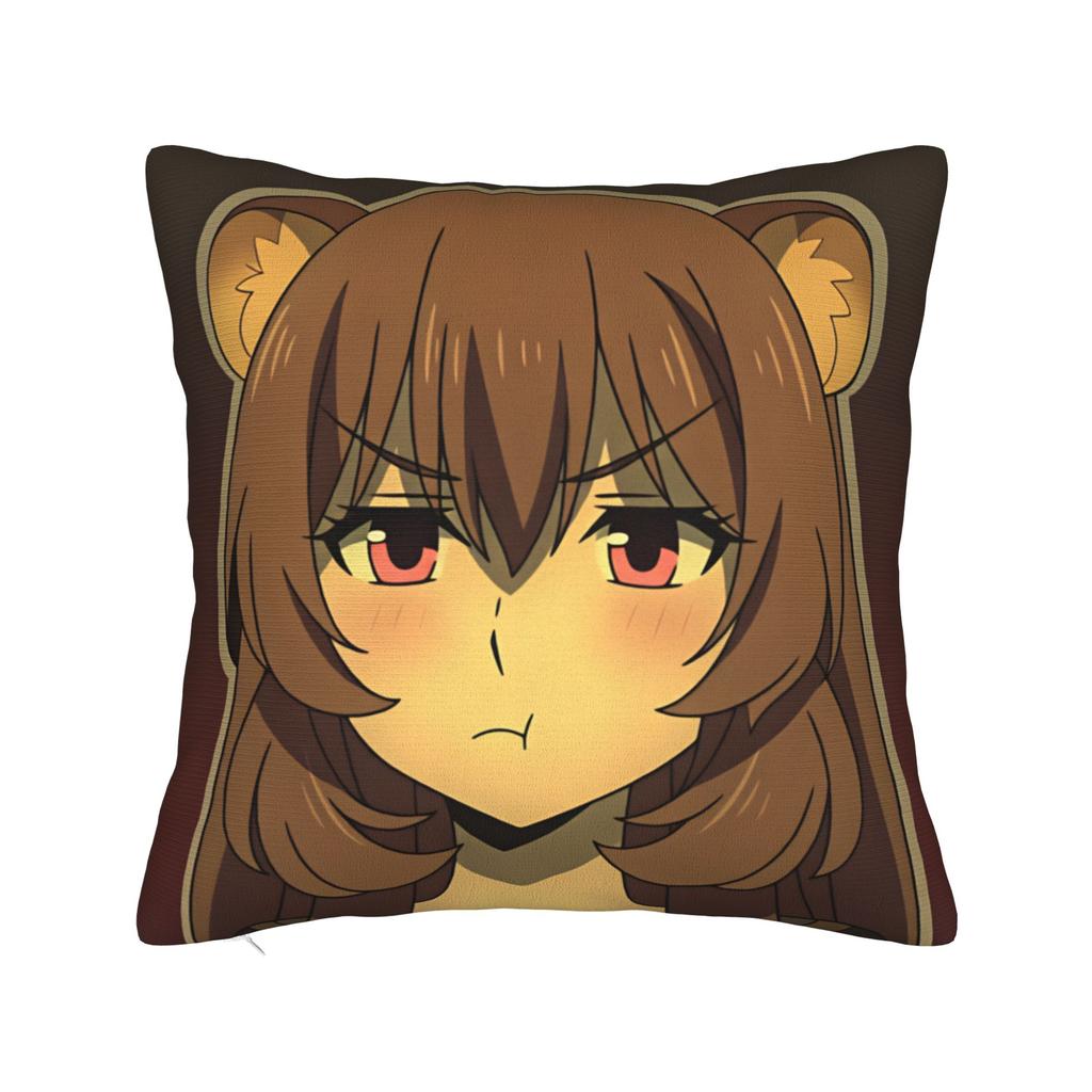 Pillow Cover Raphtalia S-Shield Hero TRotSH Funny Pillow Case For Living Room Chair Pillowcases
