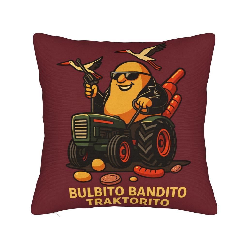 Pillow Case Italian Brainrot Meme Print Pillow Cover For Office Car Home Decor Retro Trendy Pillowcases