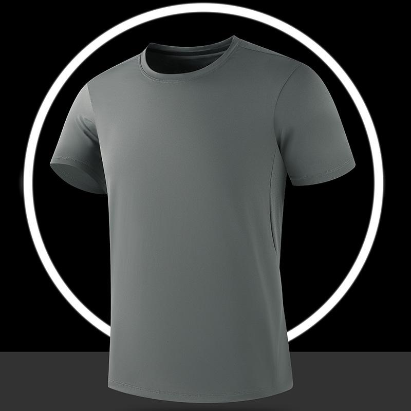 Summer Ice Silk Quick-Dry Breathable Sports T-shirt for Couples xxxl