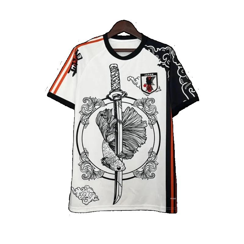 Japan Soccer Jersey Same Sports and Leisure T-shirt JAPAN KIT KATANA WHITE JERSEY S