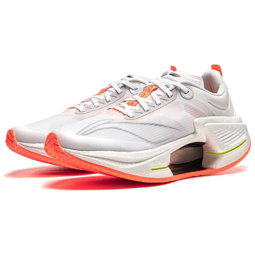 Li Ning Shadow 3 Essential Dämpfung Unterstützung Rückprall Niedriger Schaft Freizeit Laufschuhe Herren Standard Weiß ARRU007-1