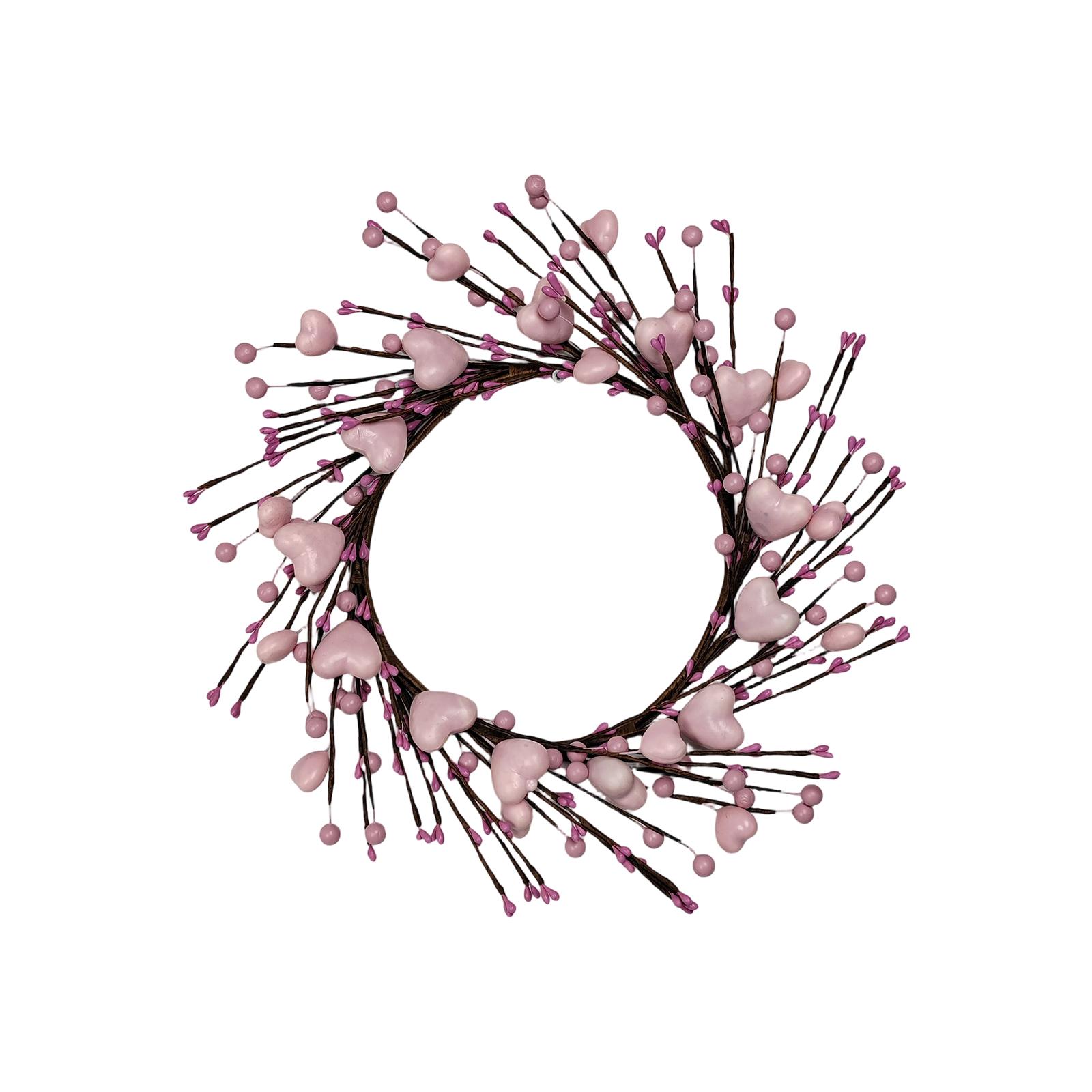 

3D 40cm Spring Flower Wreath Door Hanging Decoration One Size