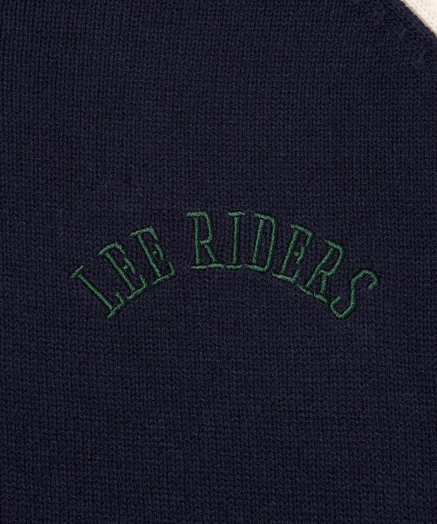 Lee Riders Zip-Up Knit Cardigan Navy