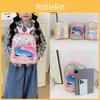 Sequin Letter Fashion Bag Preschool Girls School Backpack With Cartoon Design