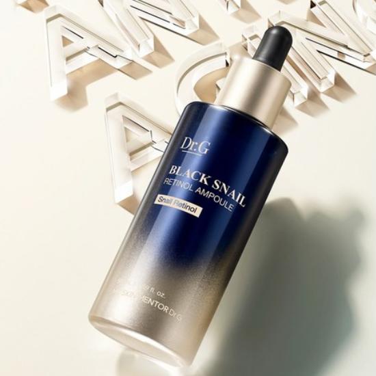 Dr.G Black Snail Retinol Ampoule – Firming & Wrinkle Care, 50ml