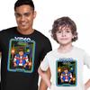 T-shirt Video Wizard Nostalgie Déformée Jeu d'Arcade Rétro Steven Rhodes