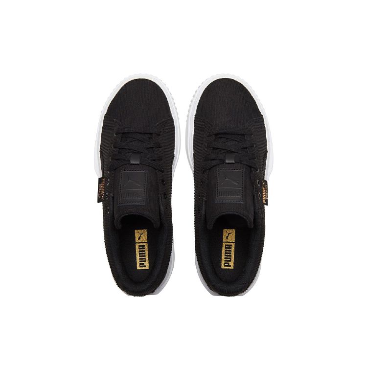 Puma Breaker Corduroy Casual Sneakers Unisex Sneakers Black White 382632-01
