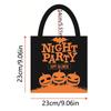 6Pcs Nonwoven Fabric Pumpkin Pattern Handbag Portable Trick or Treat Pouch  Birthday