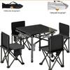 Portable Outdoor Folding Camping Table & Chair Set