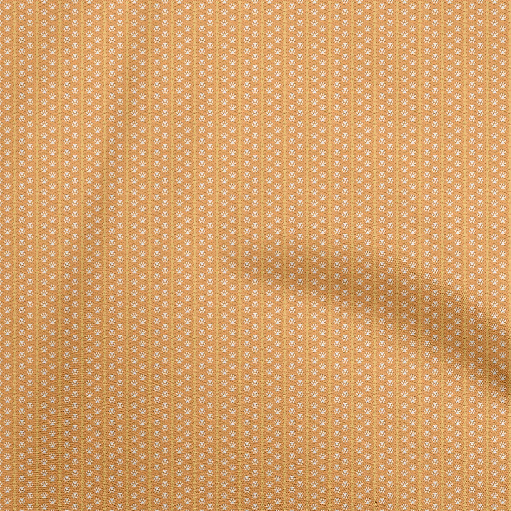 

OneOone Cotton Flex Aqua Blue Fabric Bone & Paw Quilting Suppliing Тканина для шиття з принтом у дворі 40 дюймів 42 Inch Wide - Viscose Chiffon помаранчевий