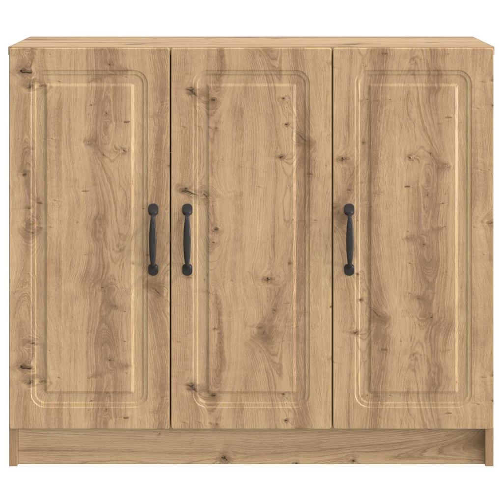Artisan Oak Sideboard 89 X 34.5 X 77 Cm Particleboard