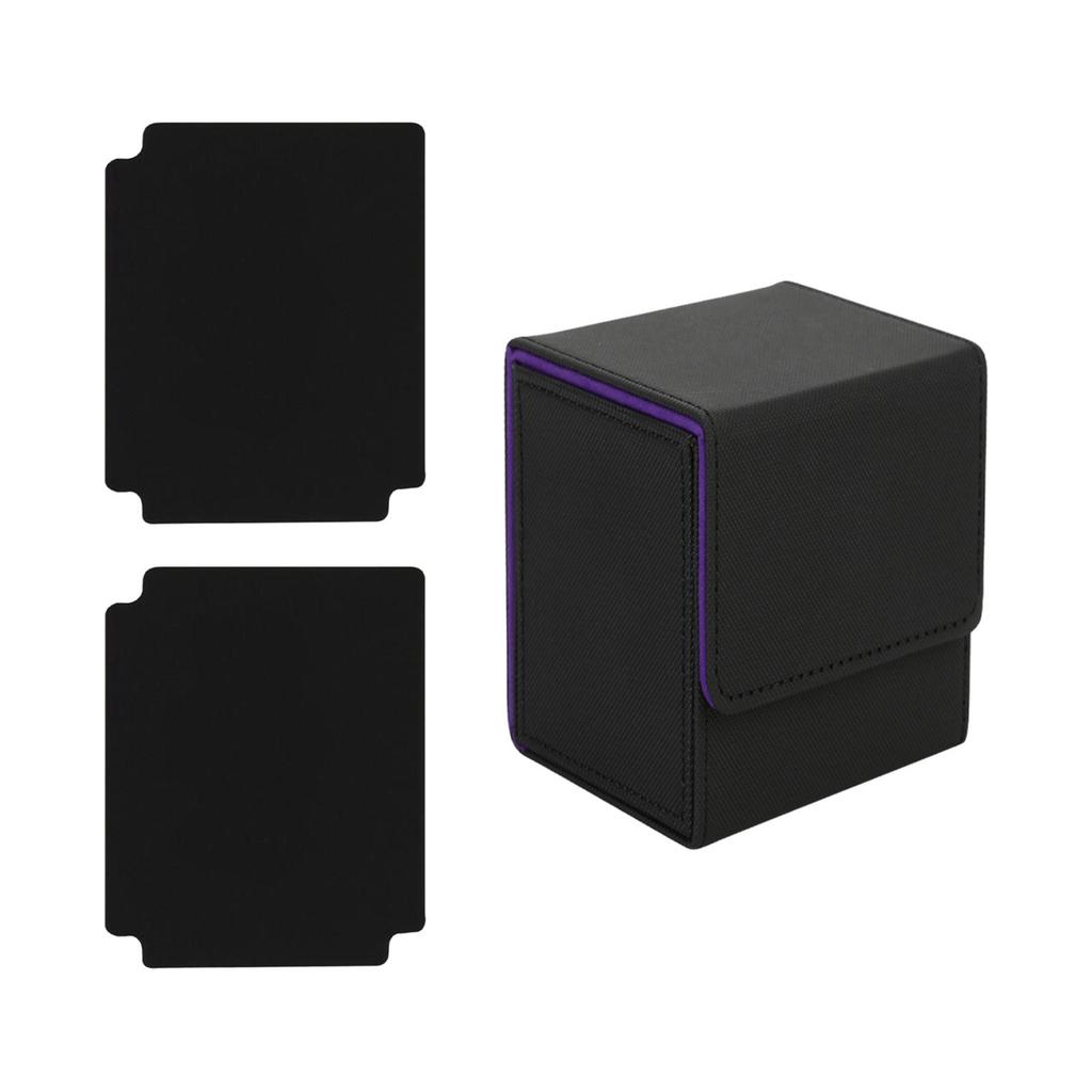 Card Deck Box Protectors with Dividers Portable Baseball Game Case