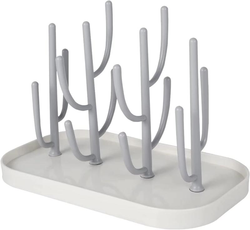 Égouttoir pour biberons en forme d'arbre pour bébé, Porte-biberon anti-poussière, Égouttoir à tasses Cadeau de Pâques