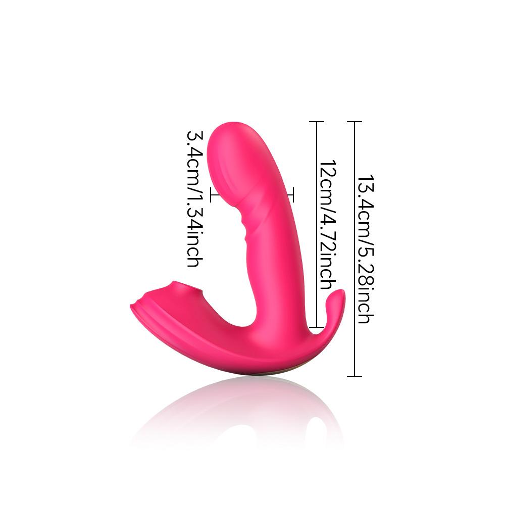 Women's Silicone Suction Penis Anal Plug Three-in-one Vibrator, G-spot Stimulation Masturbator, Adult Sexy Sex Toys, Sex Toys