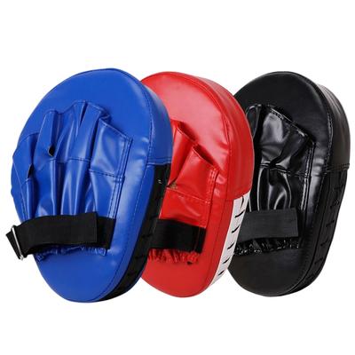 Alvo de Mão Curvo para Boxe Couro PU Luvas Curvas de Soco Luvas de Boxe Respiráveis Pads de Kickboxing para Treinamento de Artes Marciais
