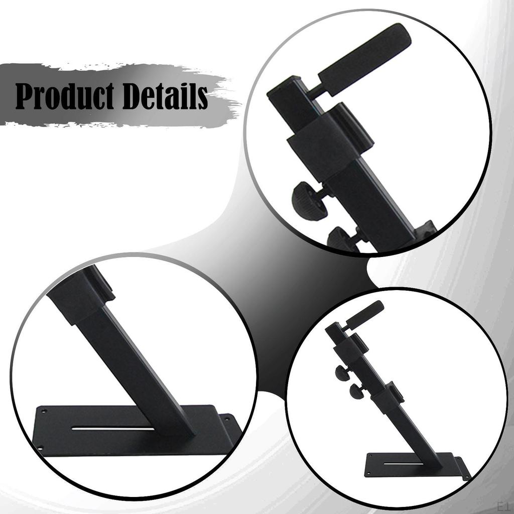 Electronic Keyboard Stand Bracket Display Rack Adjustable Easy Installation Metal Telescopic Arms