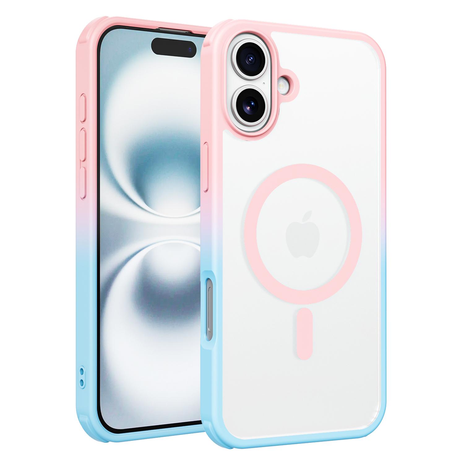 

For iPhone 16 Magnetic Case Compatible with MagSafe TPU+PC Phone Cover C