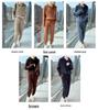 Women's Mid-Length Hooded Mink Velvet Sweater Dress - Thick Knit, Loose Fit, Autumn/Winter Pullover.